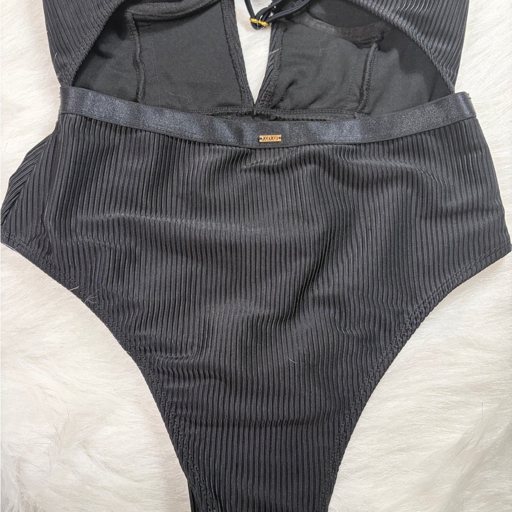 XOXO Black One-Piece Swimsuit - Picture 4 of 10